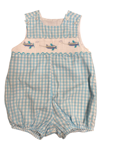 Infant Smocked Airplanes Bubble