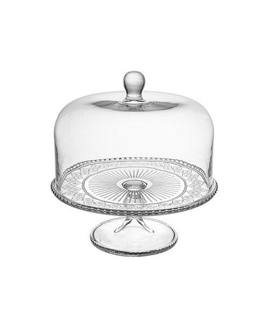 Clear Claro Cake Plate/Dome