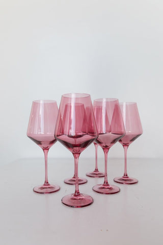 Estelle Rose Stemmed Wine Glass