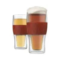 Wood Beer Freeze Cooling Cups