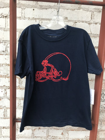 Boys LS T Shirt- Football and Helmet