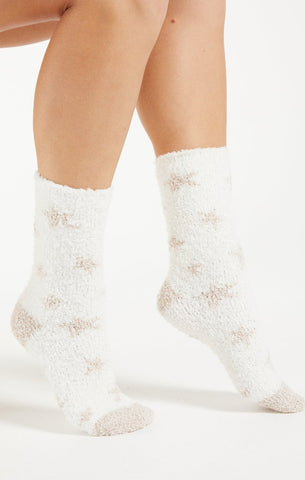 2-Pack Plush Star Socks