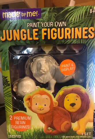 Paint Your Own Jungle Figures