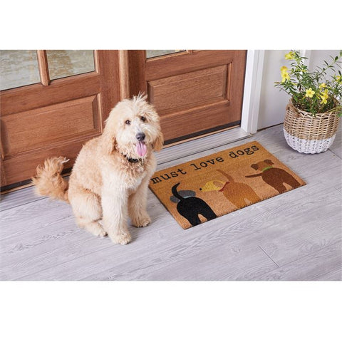Must Love dogs doormat