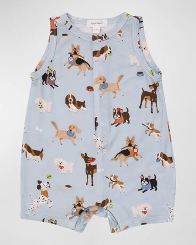 Doggy Daycare Blue Romper